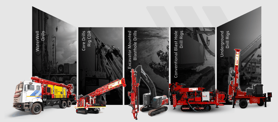 KLR Universal drilling rigs collage