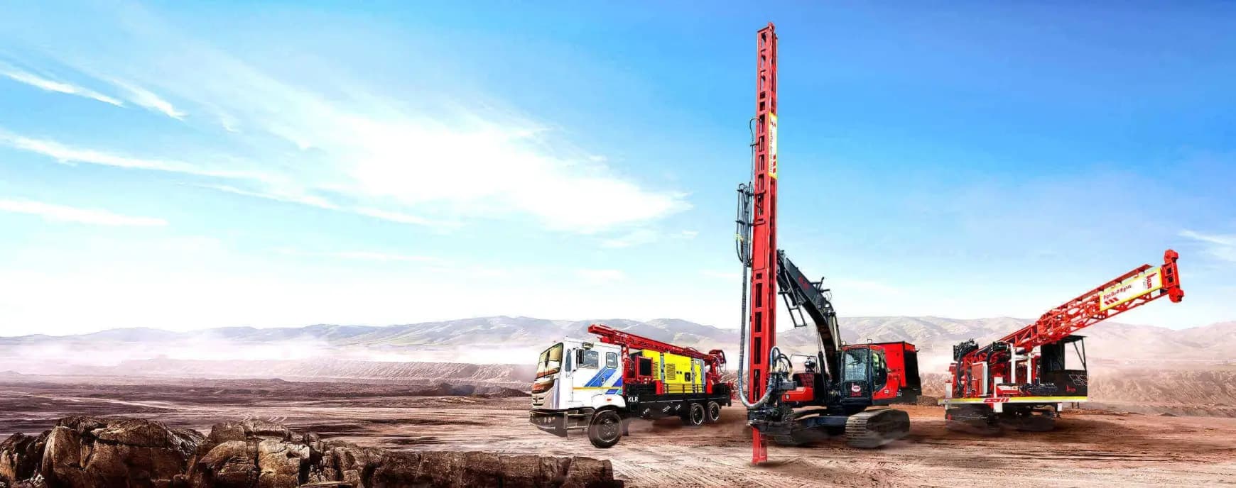 KLR Universal drilling rig fleet on site